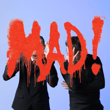 Portada de 'MAD!', álbum de Sparks (2025)