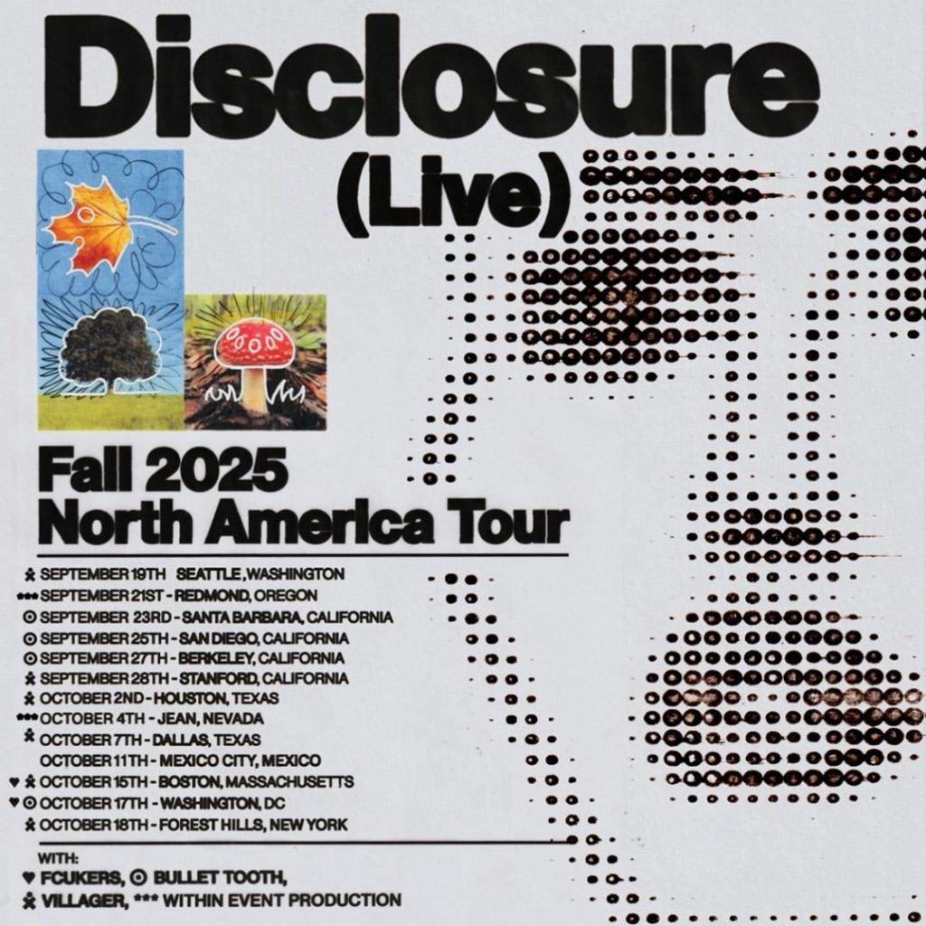 Disclosure anuncia tour de otoño por Estados Unidos y México Disclosure anuncia tour de otoño por Estados Unidos y México