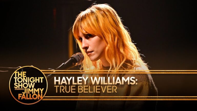 Hayley Williams presentó “True Believer” en The Tonight Show
