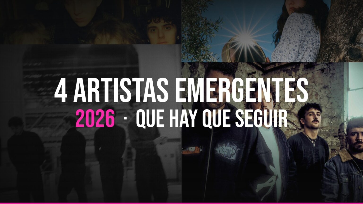 Cuatro artistas emergentes del indie en 2026 — featured image para Indietheka