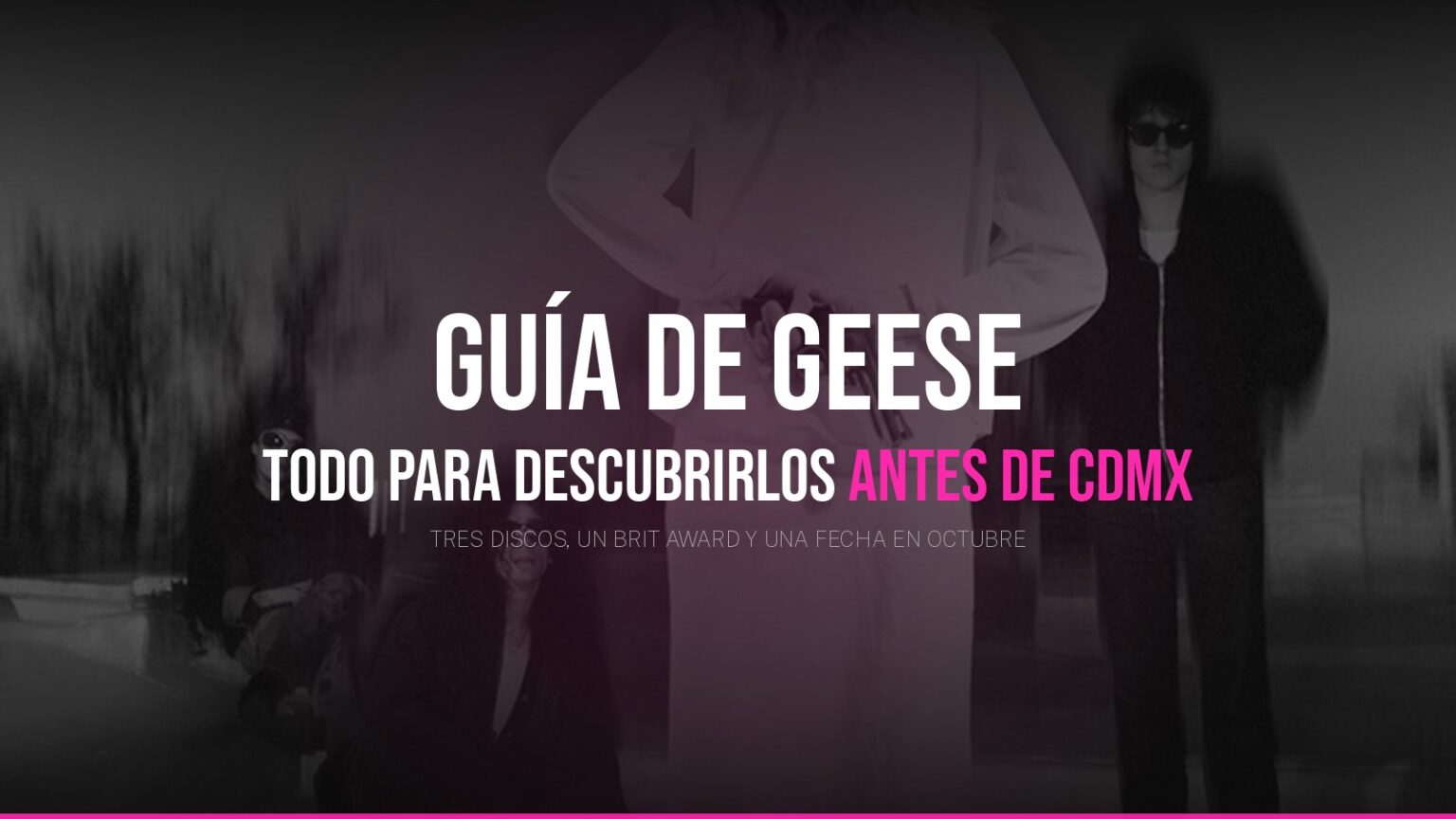 Geese: guía completa para descubrirlos antes de su paso por Ciudad de México — Indietheka
