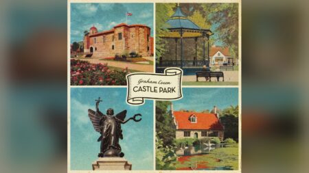 Graham Coxon – Castle Park Portada de 'Castle Park' de Graham Coxon en Transgressive (2026)